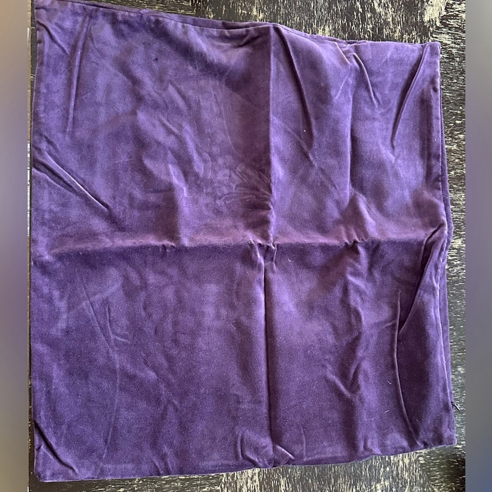 Purple Velvet Pillow Cover